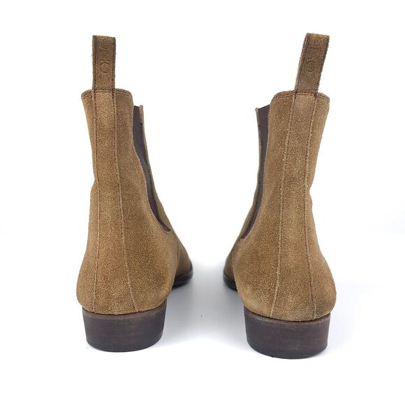 ORO THE ALPACA GRANADA CHELSEA BOOTS Tan Brown Elevated Western Quiet Luxury 7 - Picture 7 of 12